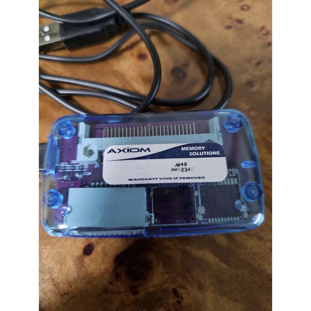 Axiom AllN1RDR-AX External Card Reader‎ With Micro SD Slot USB 2.0